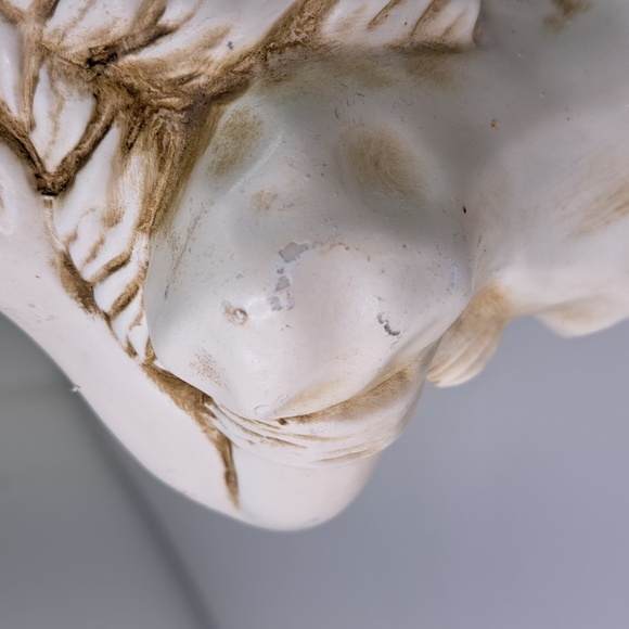 Boy Playing Saxophone Girl Holding Ears Vintage 1971 Kendrick Unversal Statuary - Picture 12 of 12